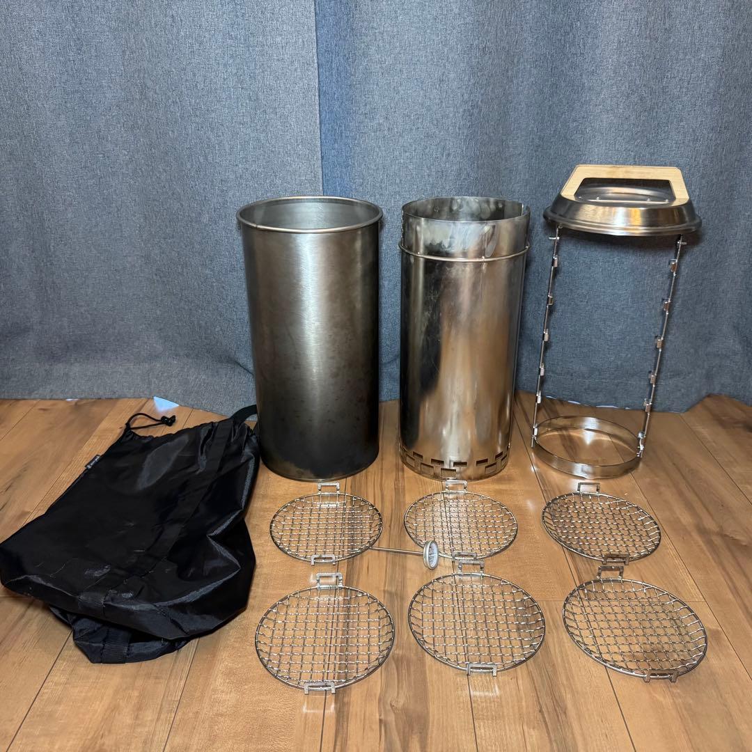 peak スノーピーク燻製器スモークマイスター モクーモ SOTO温度計