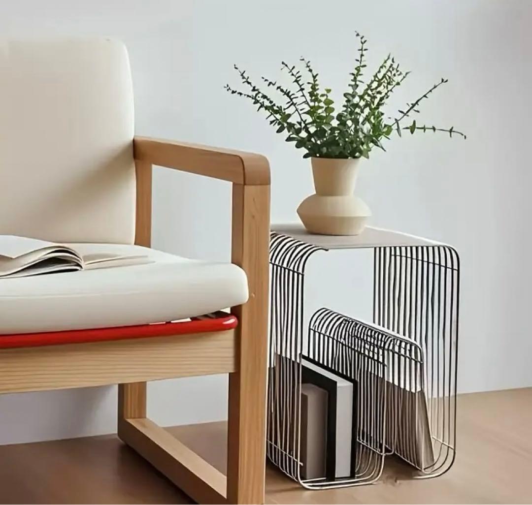 ワイヤー シェルフ マガジンラック リプロダクト テーブル 北欧 スタイリッシュ