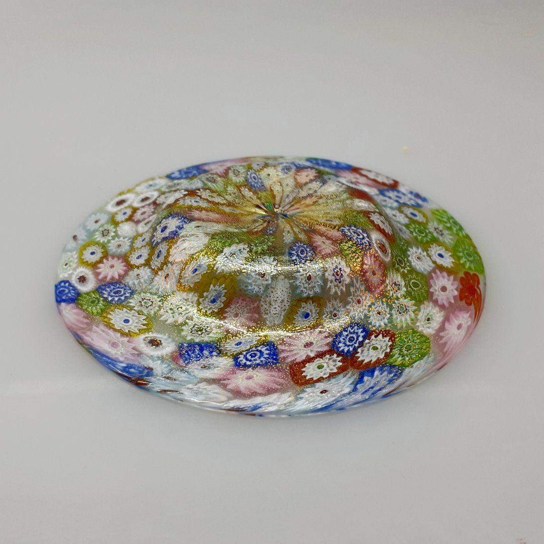 MURANO ムラノ 金彩 ミルフィオリ プレート 皿