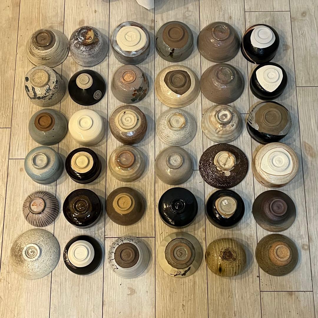 ぞ*う様 茶碗 抹茶碗 数茶碗 まとめて 36点 茶道具 箱無し 陶器 いろいろ