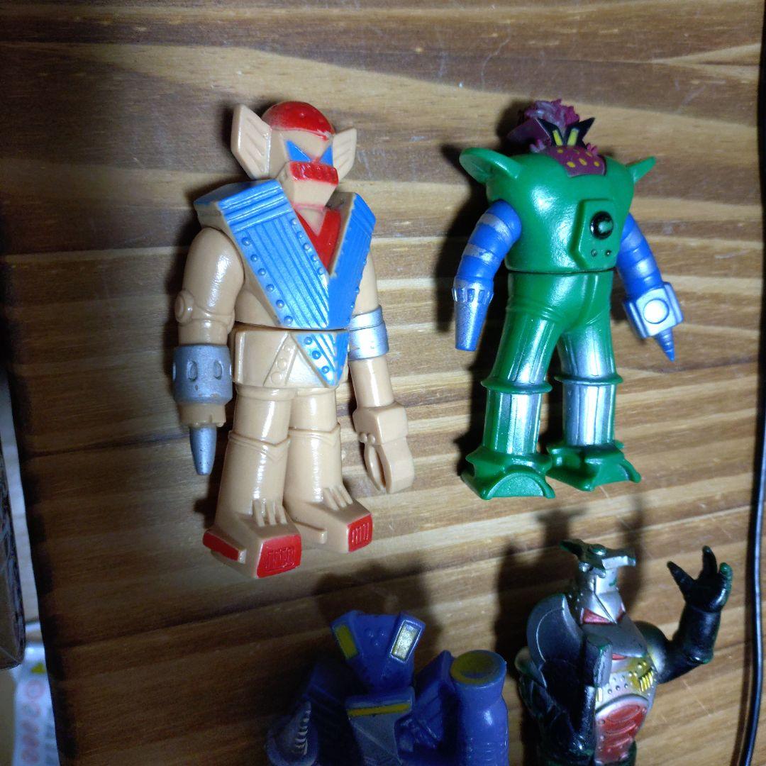 敵ロボソフビ4個セット　マッハバロンより　ブルマァク