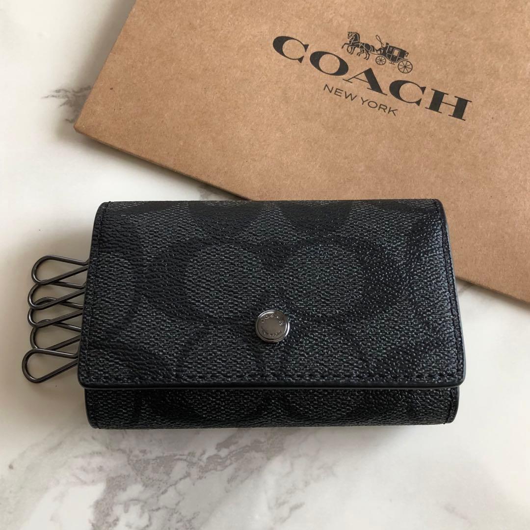 新品未使用 コーチ COACH キーケース メンズ シグネチャー