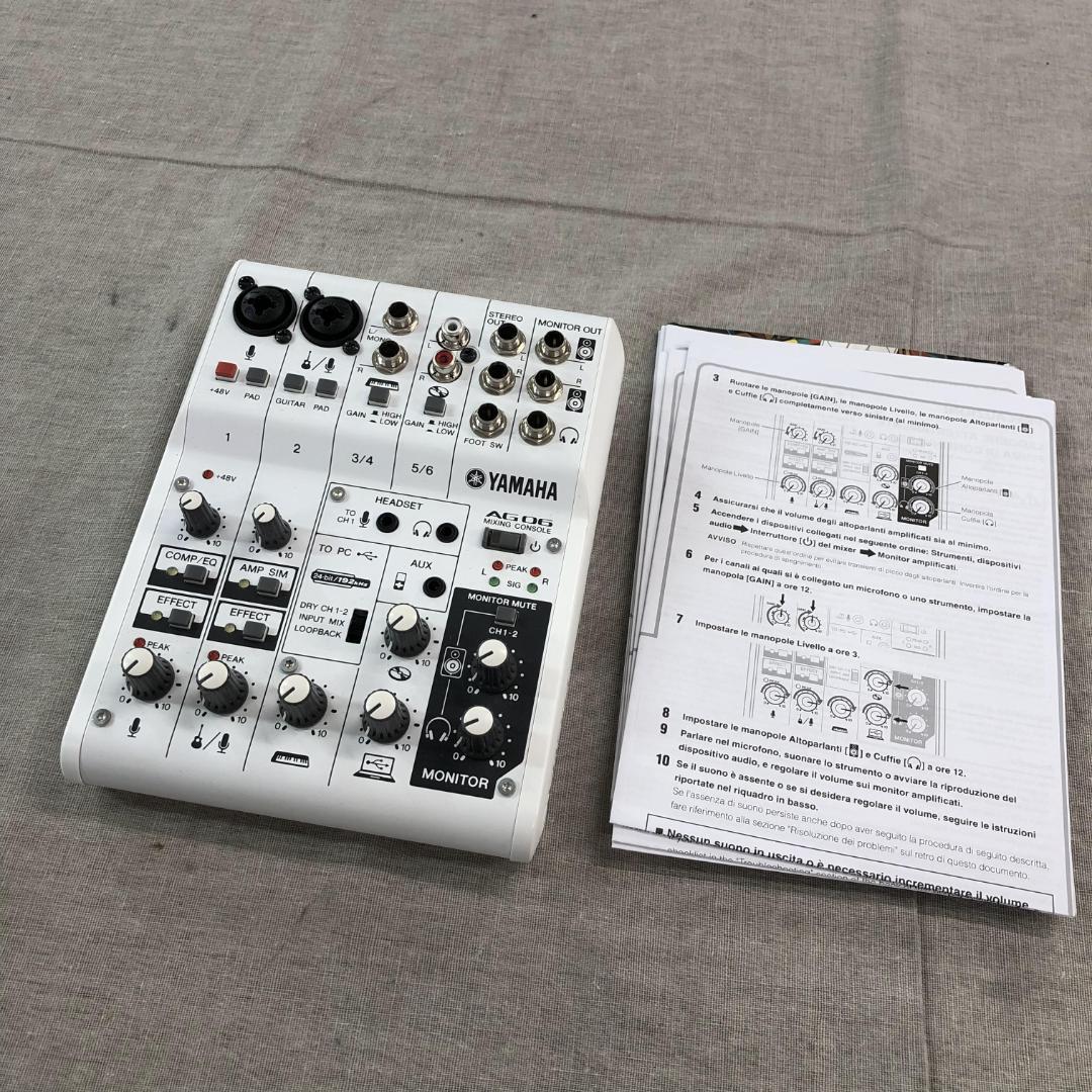 h*n様 YAMAHA AG06 ウェブキャスティングミキサー (ヤマハ)