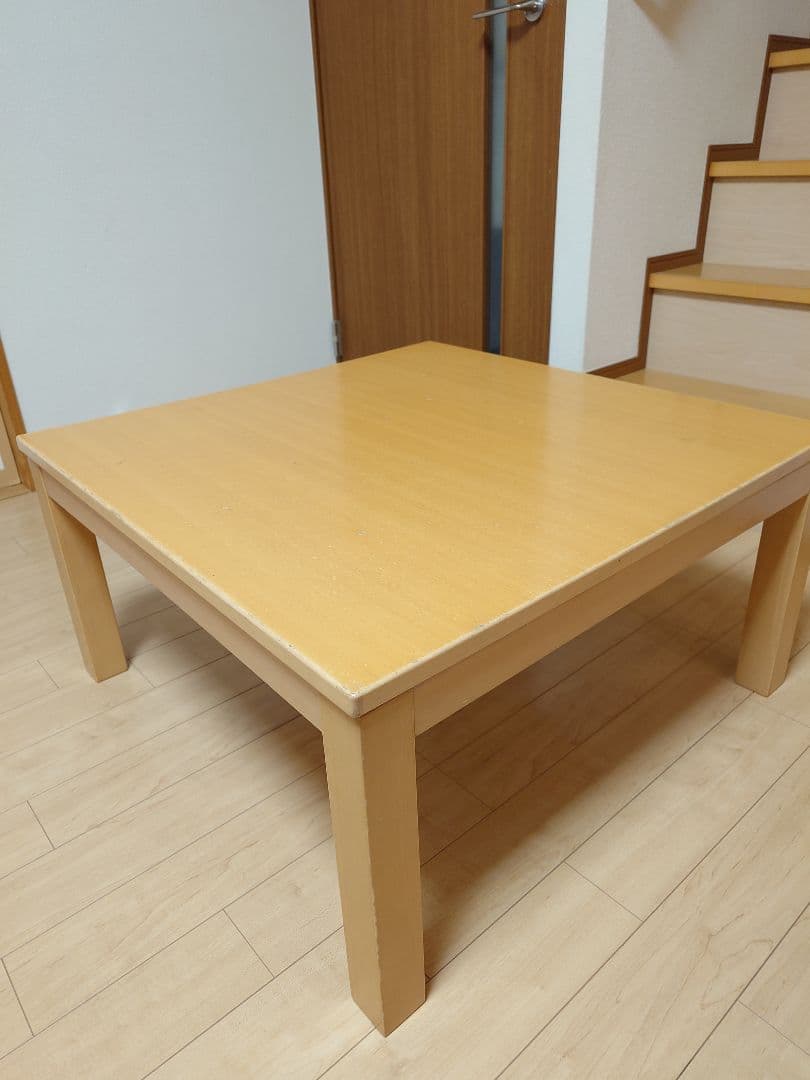 無印良品 こたつにもなるローテーブル MK-758 ニトリこたつ布団のおまけつき