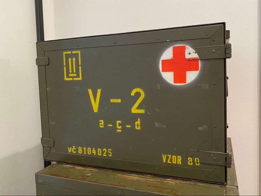 チェコスロバキア軍 Vz.80 1980年代 ミリタリーボックス アンティーク
