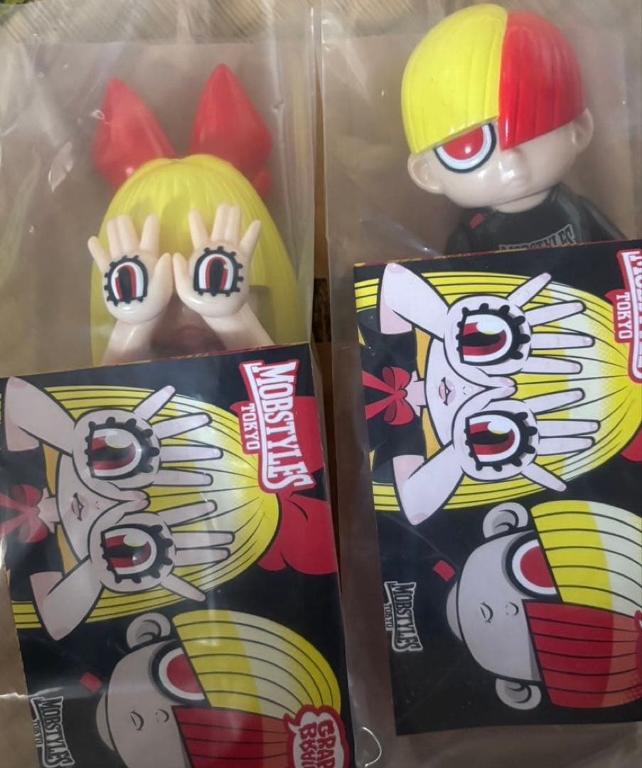 Grape Brain ＆Mosh MVG 限定 にぎるちゃん のりくん ソフビ