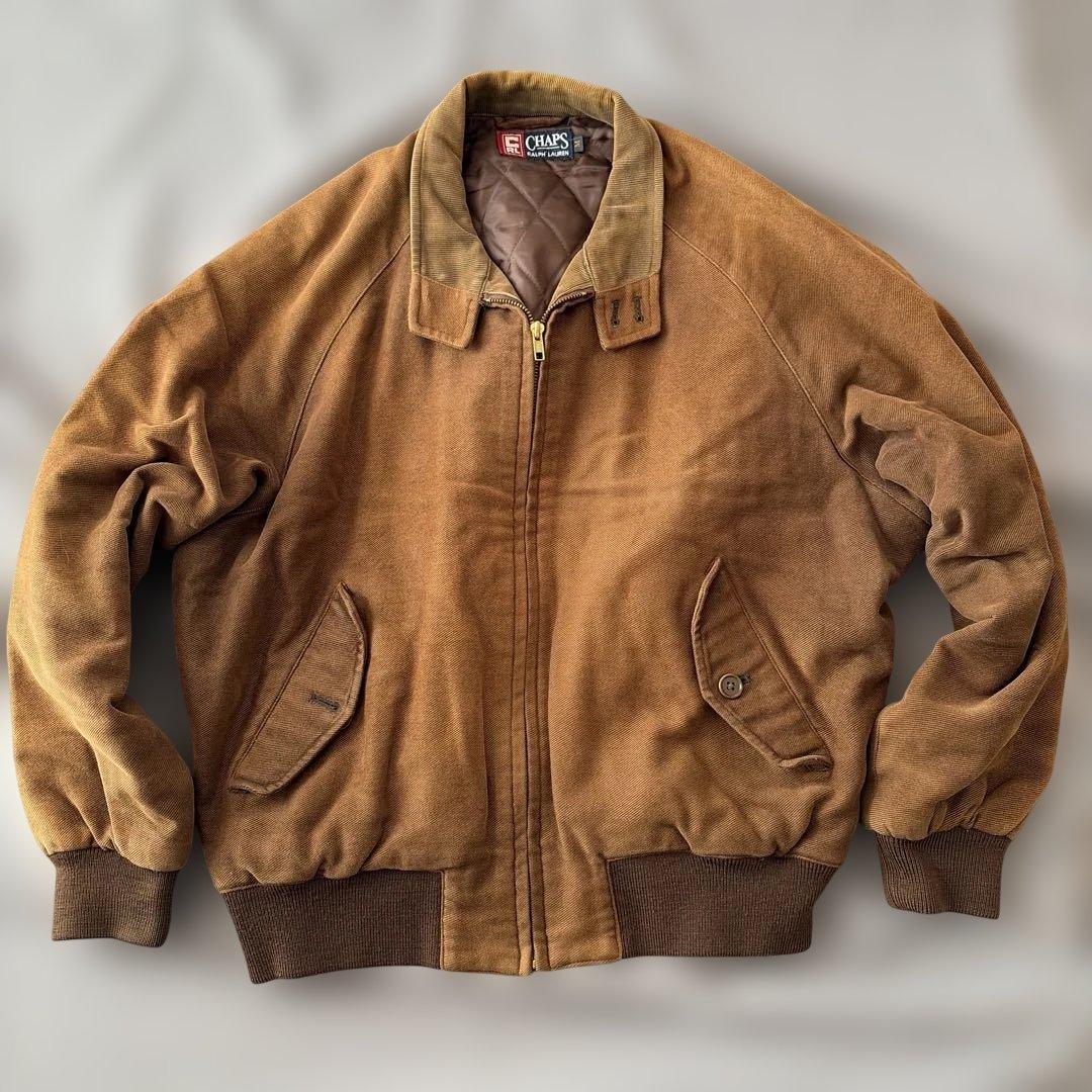 【希少】90s チャップス ラルフローレン ワークジャケット 襟コーデュロイ M