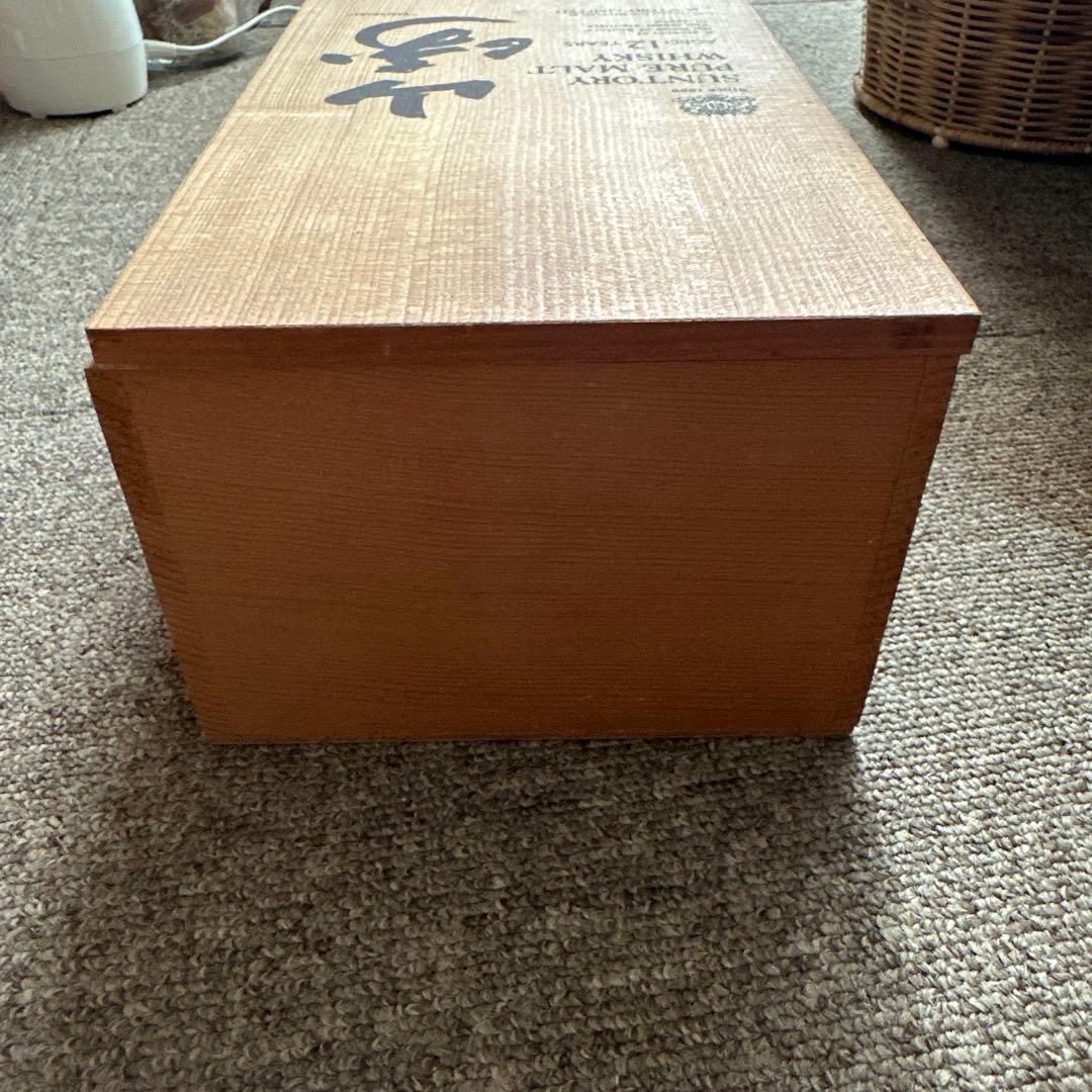 ウイスキー　SUNTORY 山崎12年 ピュアモルト 向獅子 750ml 木箱付