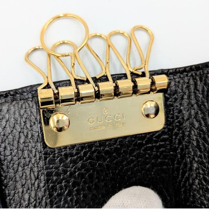 GUCCI＊グッチ＊カードポケット付き＊キーケース＊マーモント＊6連＊