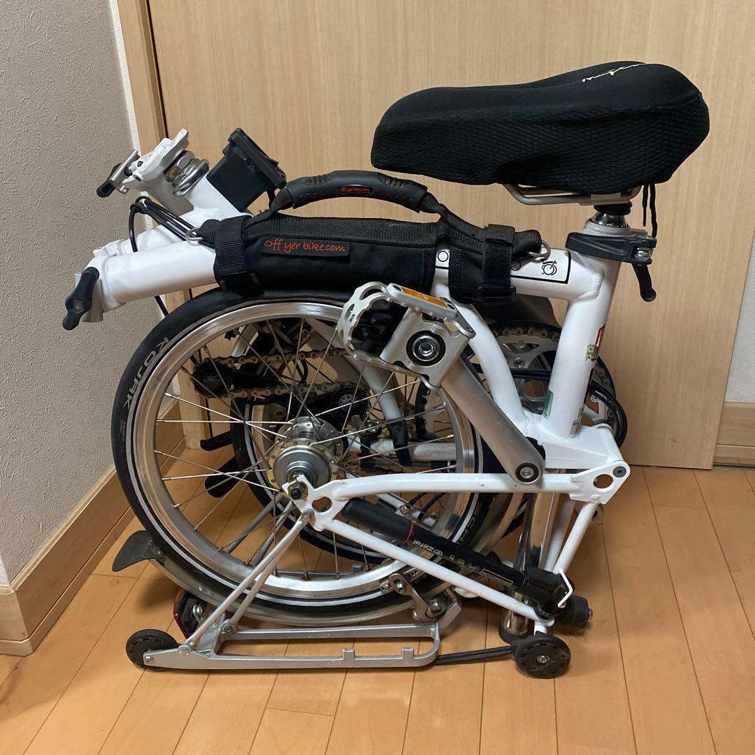 BROMPTON S6R ホワイト　プロンプトンの折りたたみ自転車