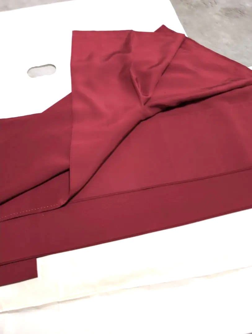 振り袖赤無地仕立て上がり