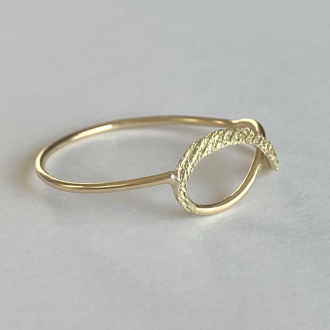 K18 18金　19号　リング　50