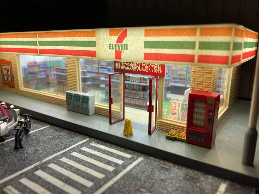 1/64 ジオラマ セブンイレブン コンビニ