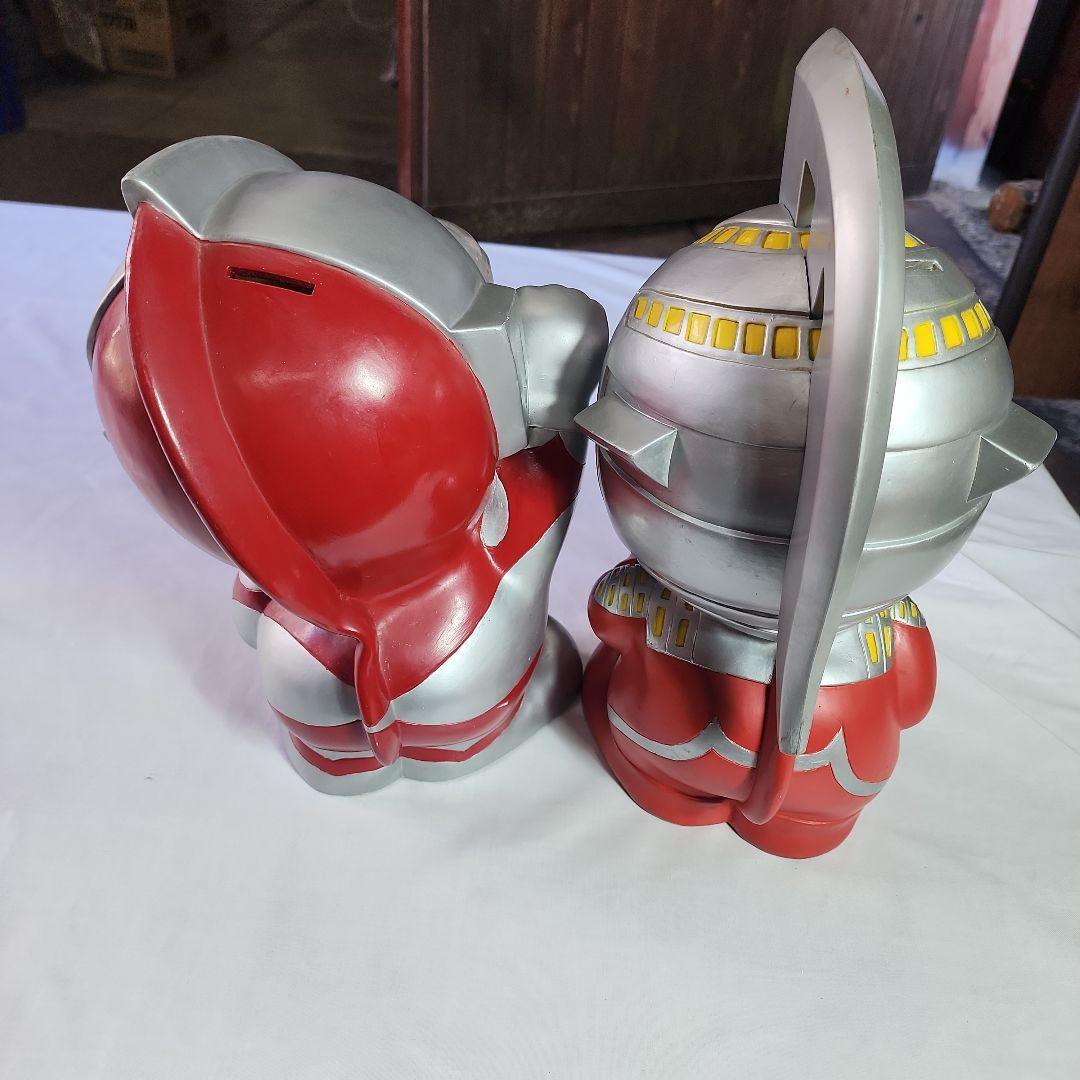 ウルトラマン　セブン　フィギュア 2体セット 特大　RUNA　ソフビ　レトロ