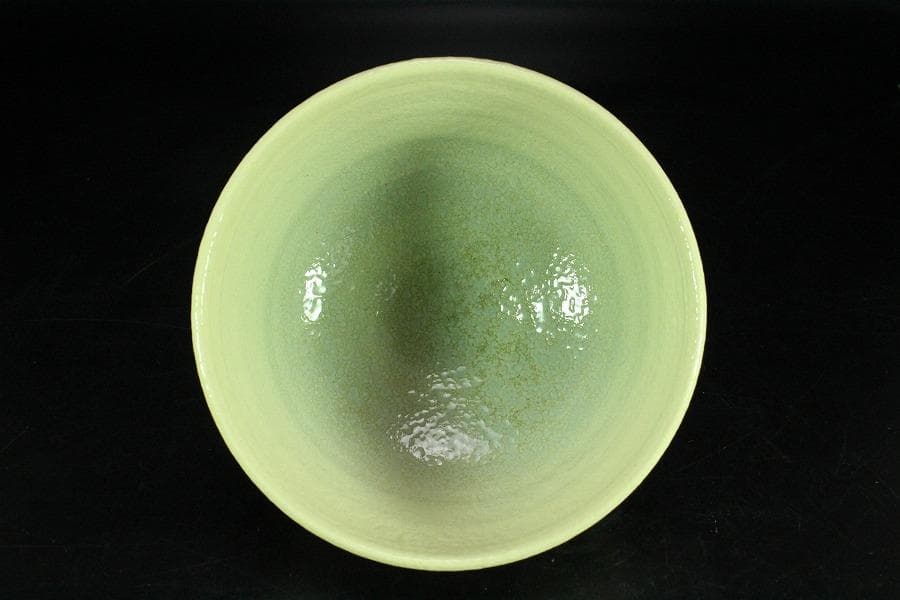 茶道具 寺池静人造 紅花茶碗 共箱 共布 京焼 夏(K-YC495)