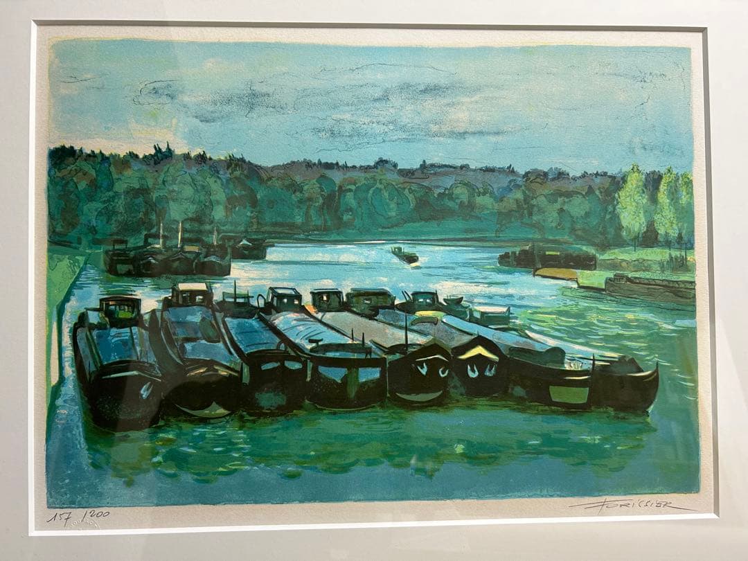 セースの河船　フォリシエ　絵画