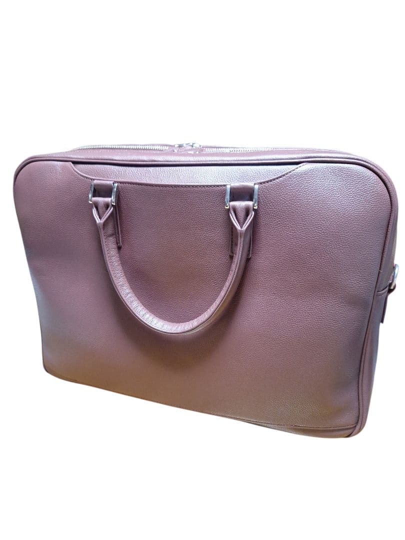 新品✨️ビジネスレザーファクトリー 本革 ビジネスバッグ バーガンディ