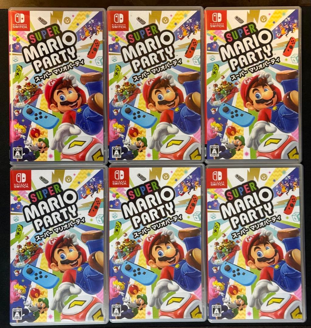 スーパーマリオパーティ Nintendo Switch 6本セット