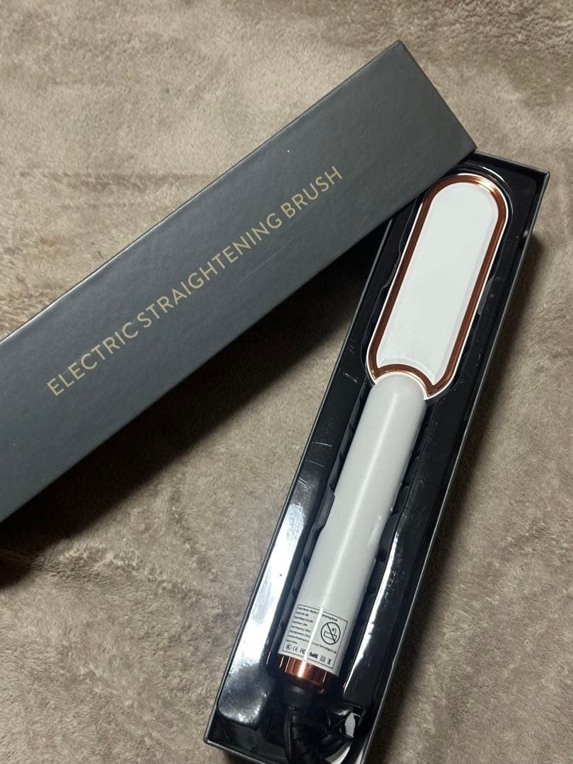 Electric Straightening Brush ホワイト