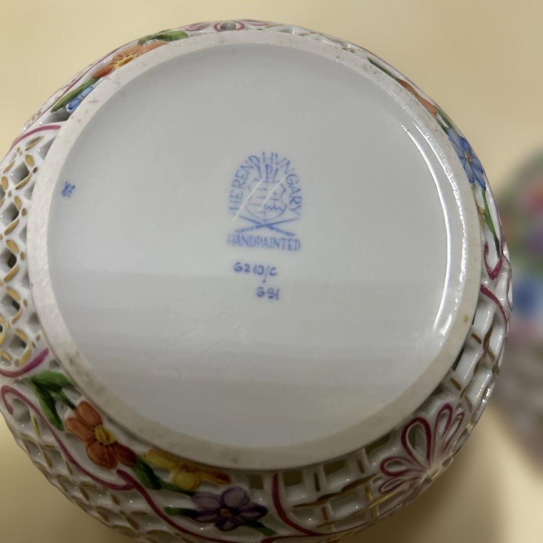 ばぶたん07美品 ヘレンド ファンタジー シリーズ ボンボニエール