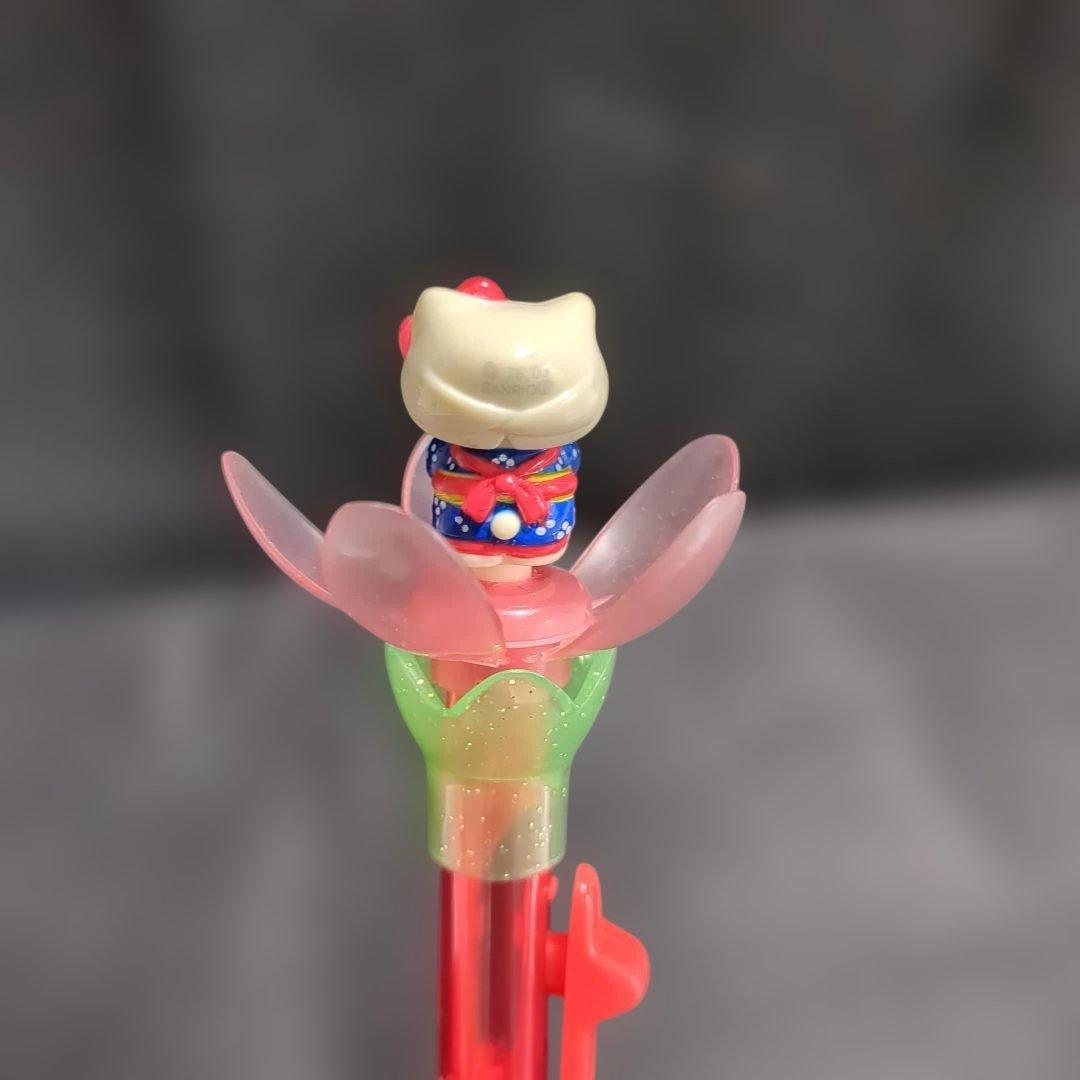 希少 レア ご当地キティ 島根安来節 ボールペン 花びら サンリオ