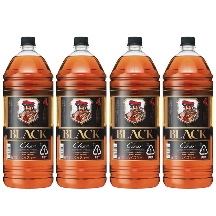 ブラックニッカ　 4L PETボトル 4本セット