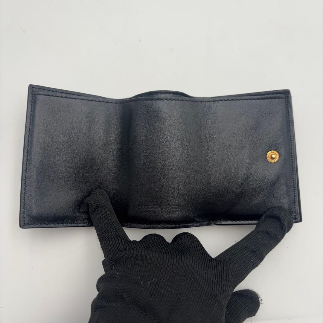 専用美品✨付属完備✨ボッテガヴェネタ 三つ折り財布 マキシイントレ レザー