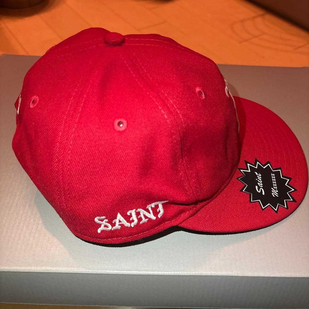 Saint Mxxxxxx × new era 9FIFTY キャップ　レッド
