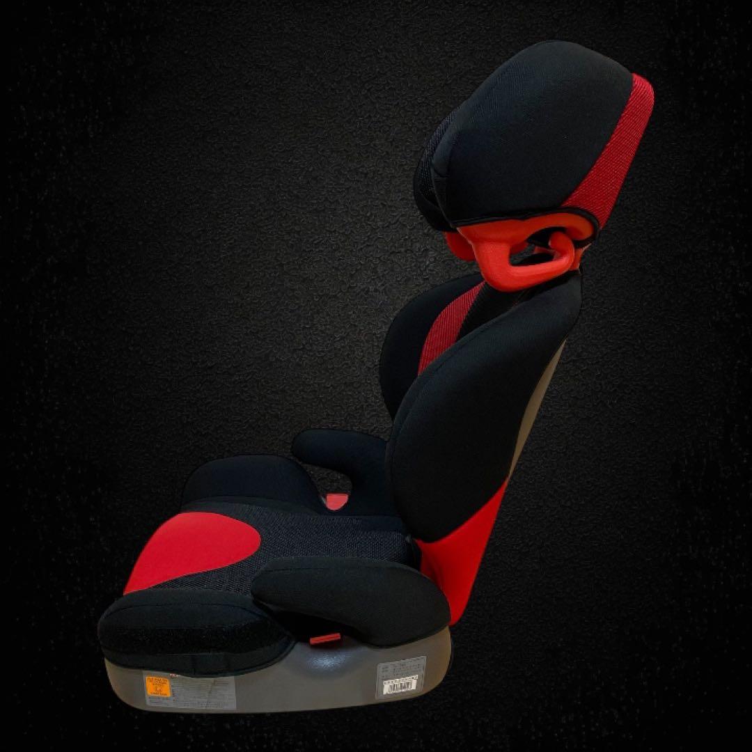 極美品✨AILEBEBE ALC248 ジュニアシート スカーレットブラック