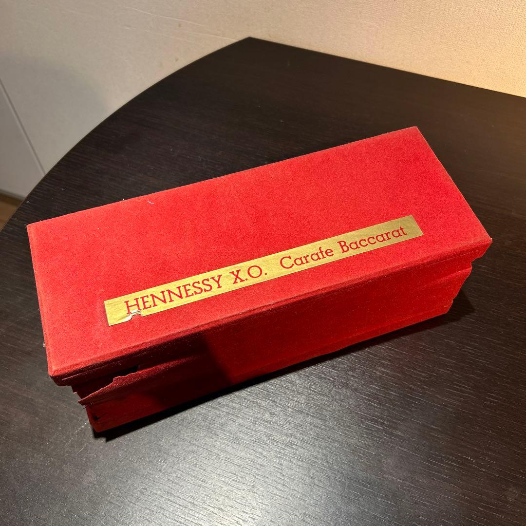 【未開栓】Hennessy X.O. Carafe Baccarat