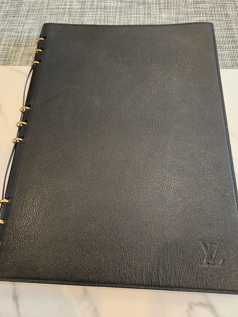にゃにさん専用　Louis Vuitton 黒 レザー ノート