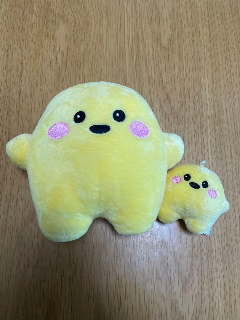 【大阪関西万博】サーキュラーちゃん　ぬいぐるみ　イエロー　大小セット