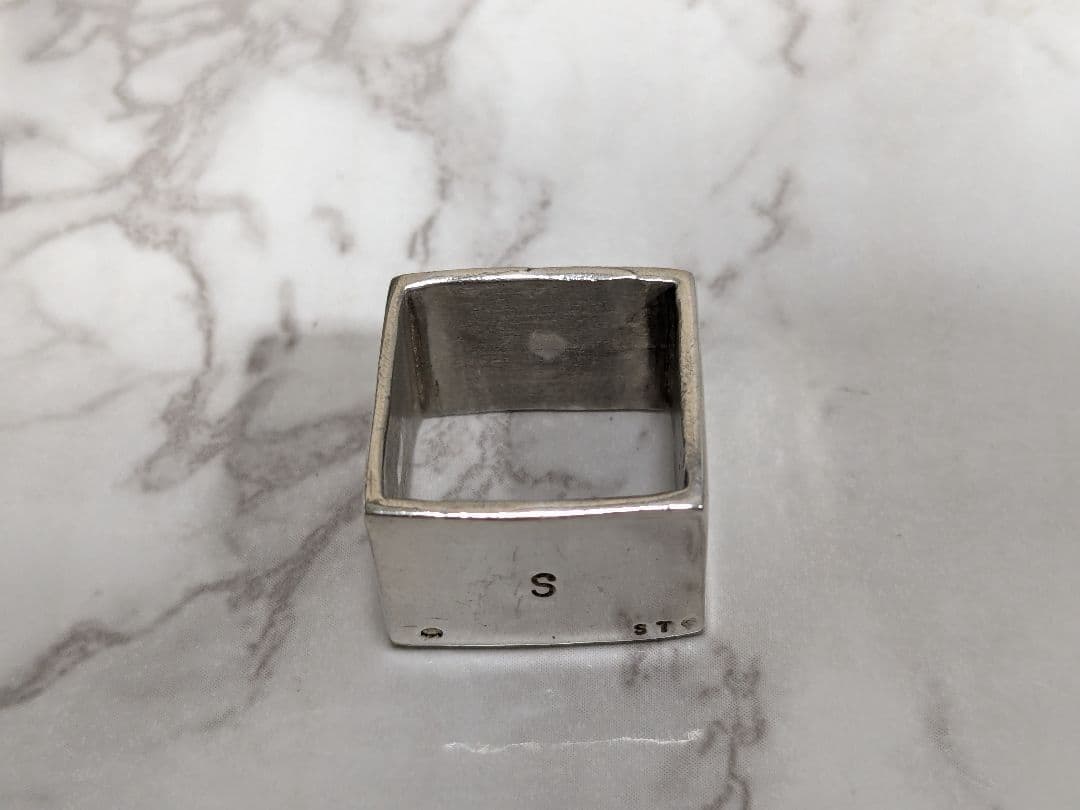 セルジュトラヴァル　東西南北　リング　シルバー　スクエア