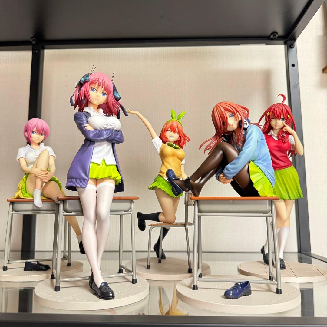 五等分の花嫁 コトブキヤ フィギュア 制服 5点セット