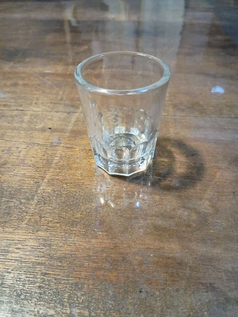 ウランガラス ミニ剣先コップ 五勺京都希少