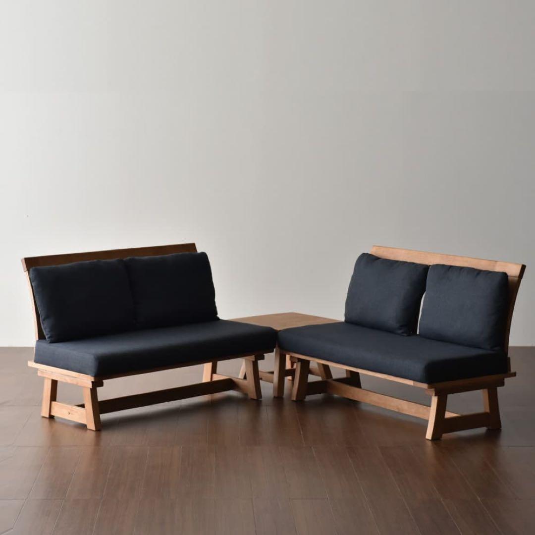 松田家具　SABO ダイニングセット④コーナーテーブル