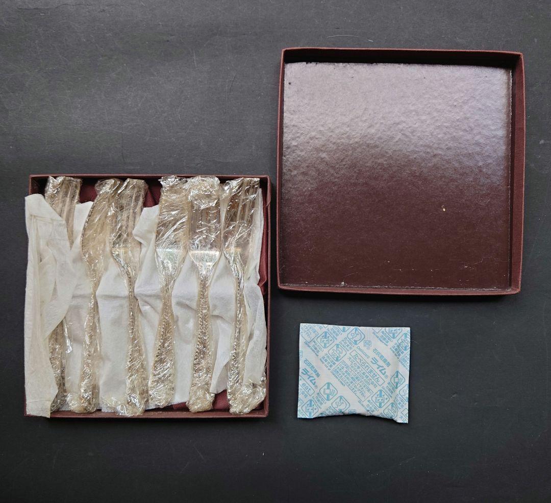 Chinacraft of London ケーキフォーク　6本　銀　ビンテージ