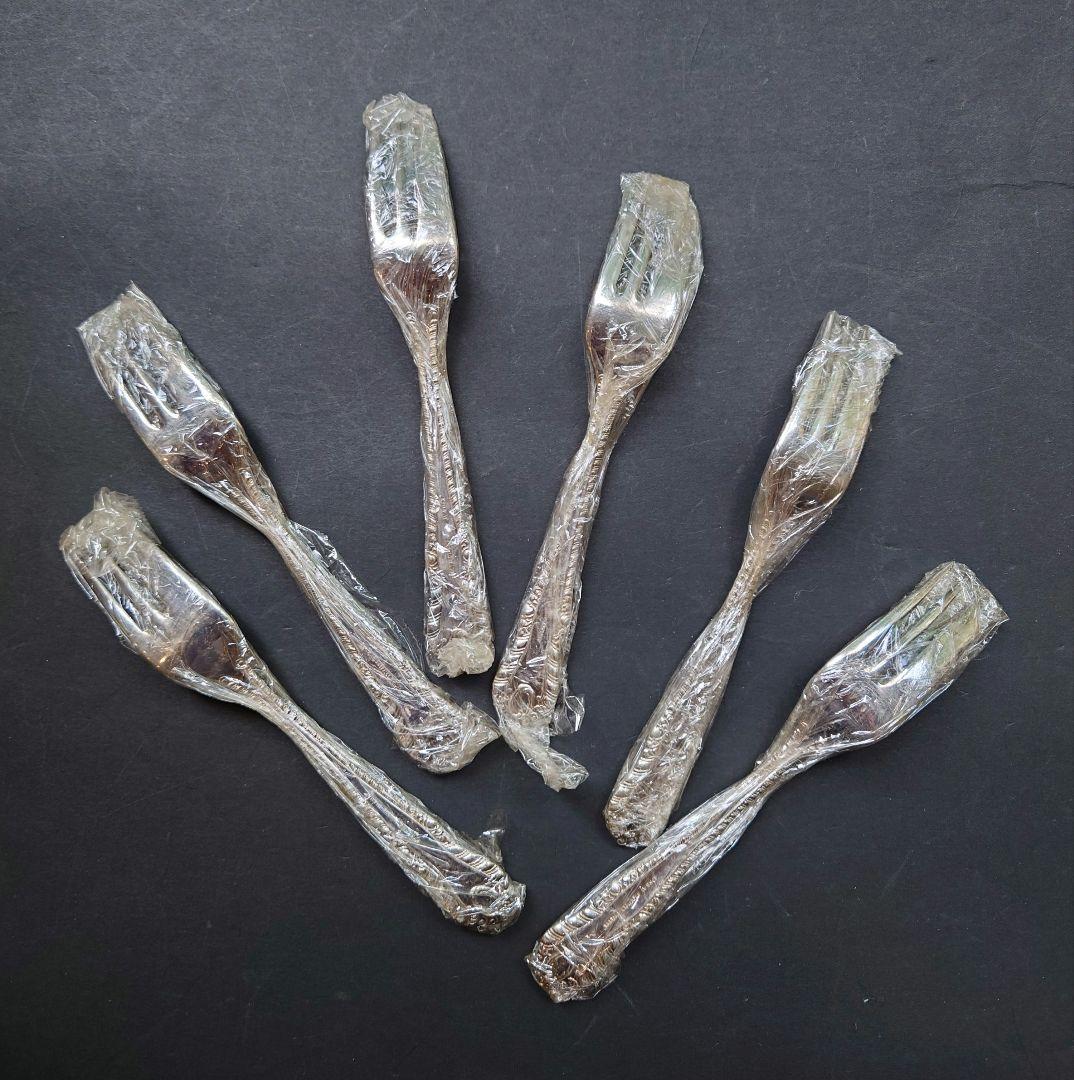 Chinacraft of London ケーキフォーク　6本　銀　ビンテージ