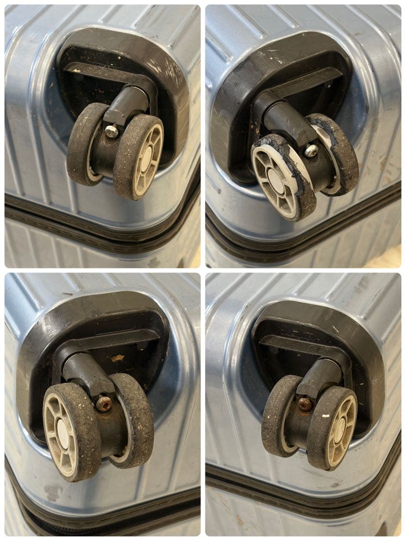 RINOWA サルサエアー 80L 4輪 TSAロック アイスブルー 大容量