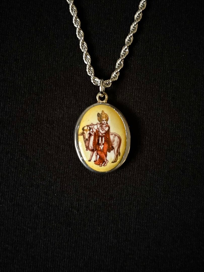 藤井風さん　クリシュナ〈イエロー〉オームペンダント⭐︎おまけつき