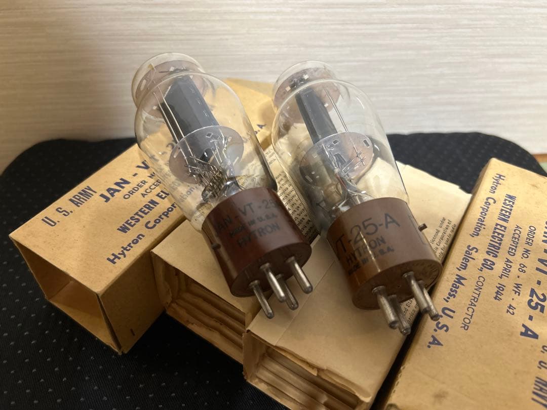 Western Electric VT-25A 真空管 ペア・箱付き