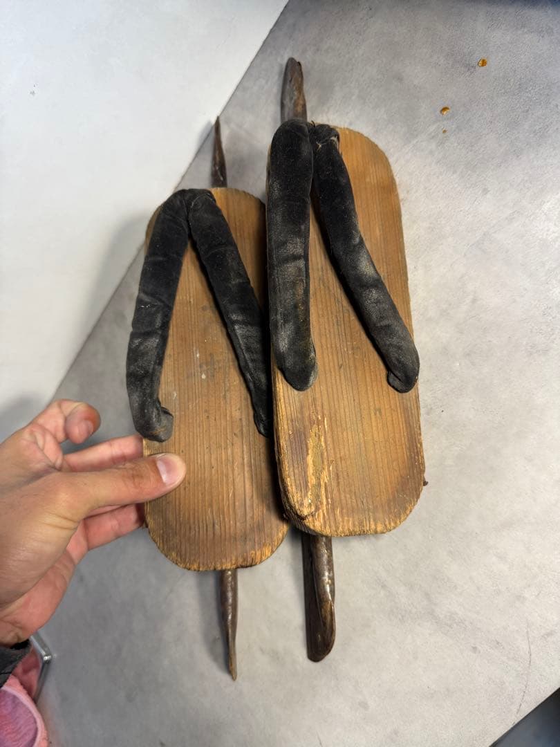 戦前 木製氷上下駄 スケート 民俗資料 古民具 博物館級