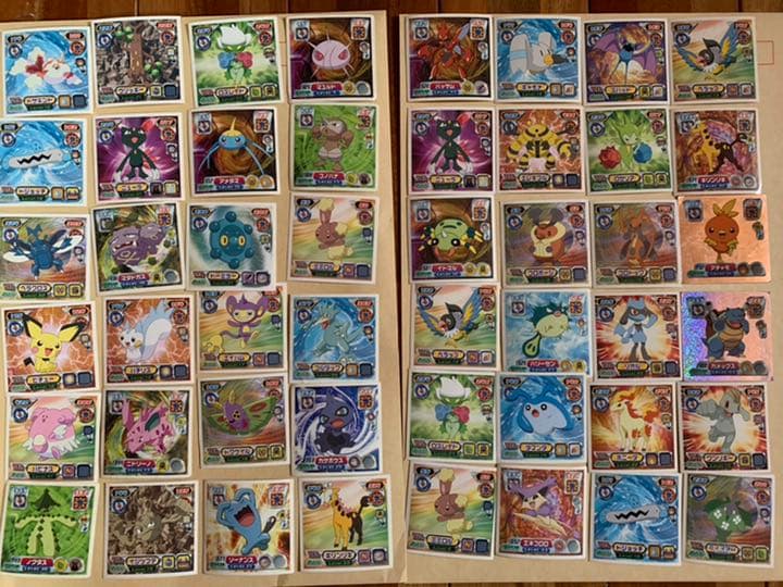 ポケモン　シール　カード