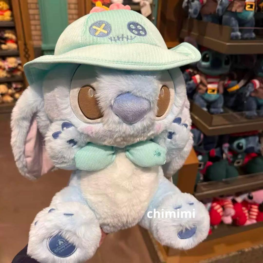 上海ディズニー　小さい旅人　スティッチぬいぐるみ