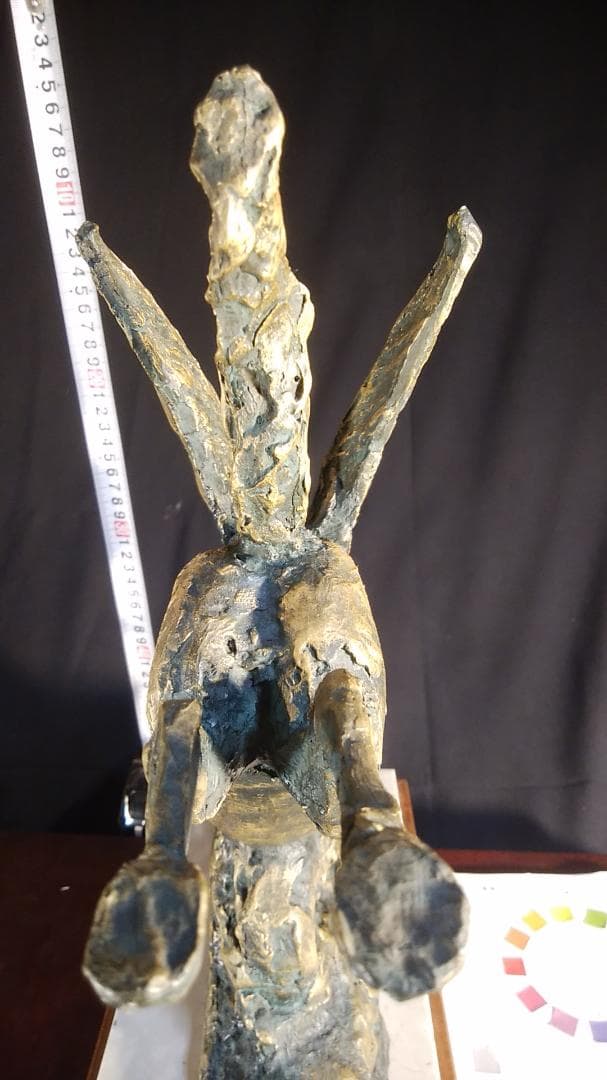 新春ブロンズ像西望「春風」ペガサス天馬 高3４c重６kg/彫刻銅像/干支/正月