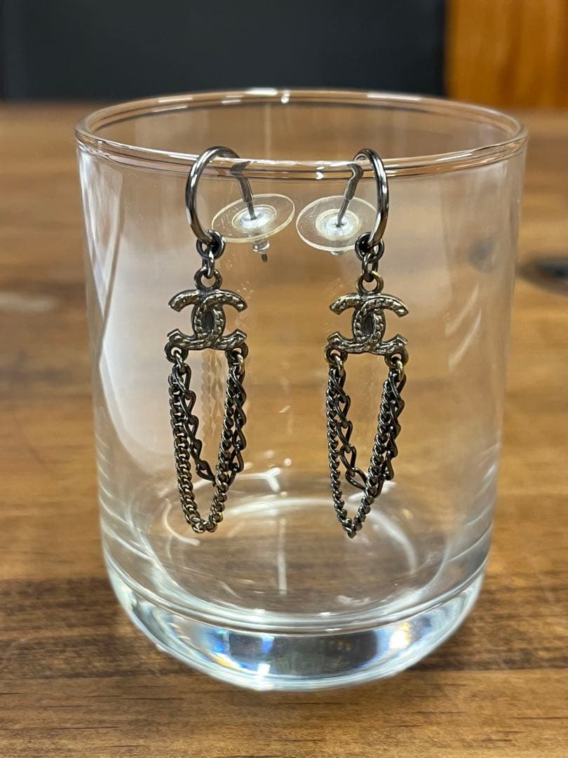 【断捨離】シャネル フープピアス