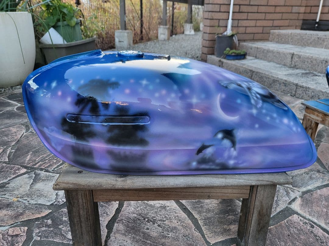 なちゃん　GS400外装　外装一式　エアブラシ