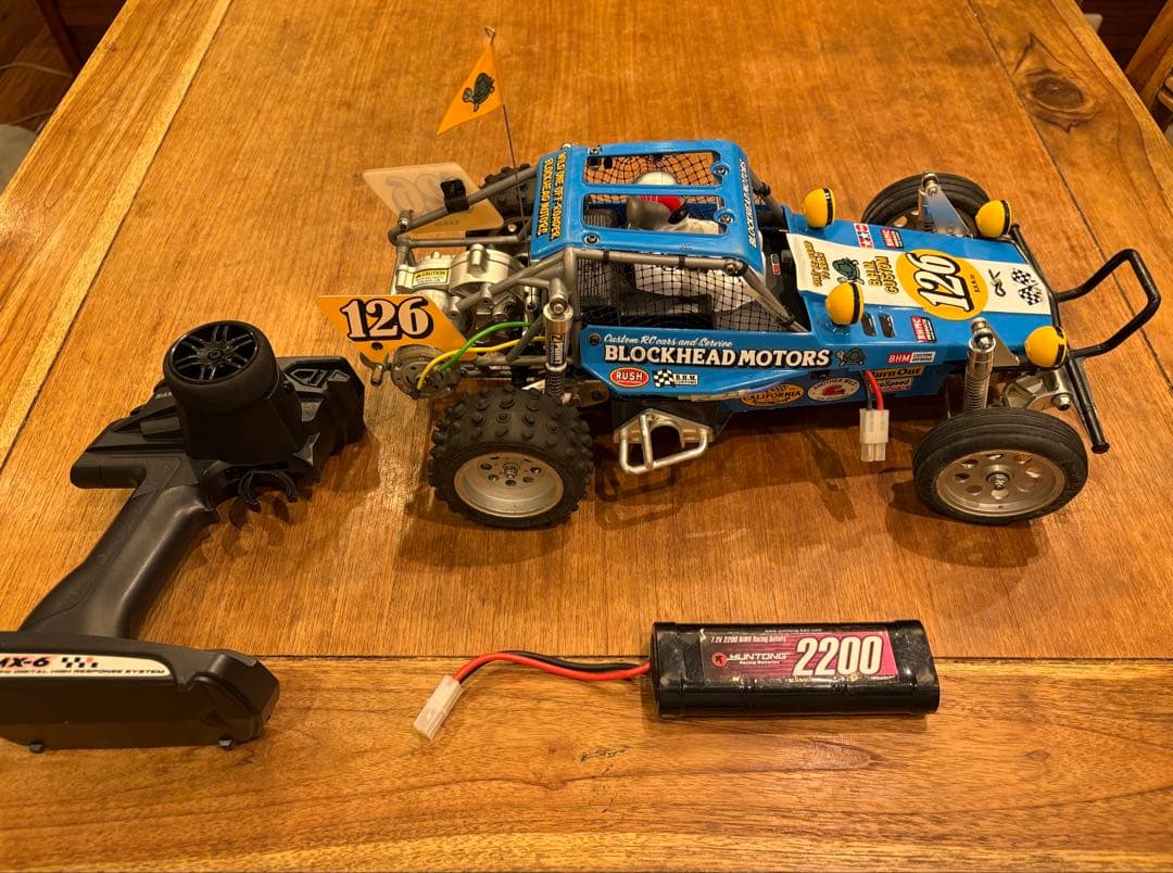 ワイルドワンオフローダー BLOCKHEAD フルベアリング サンワセット付