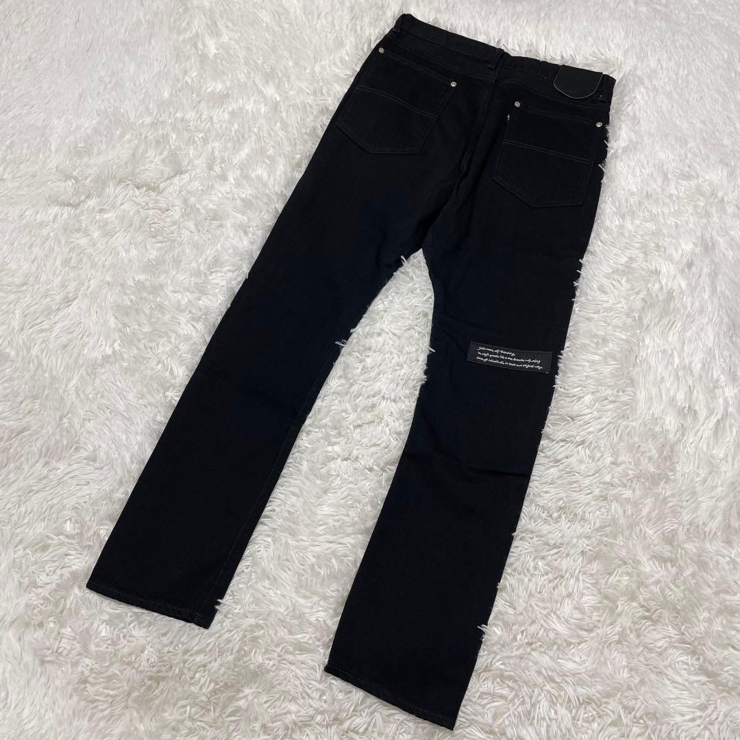 美品 JieDa ジエダ　サルエルスキニーデニムパンツ ブラック サイズ3
