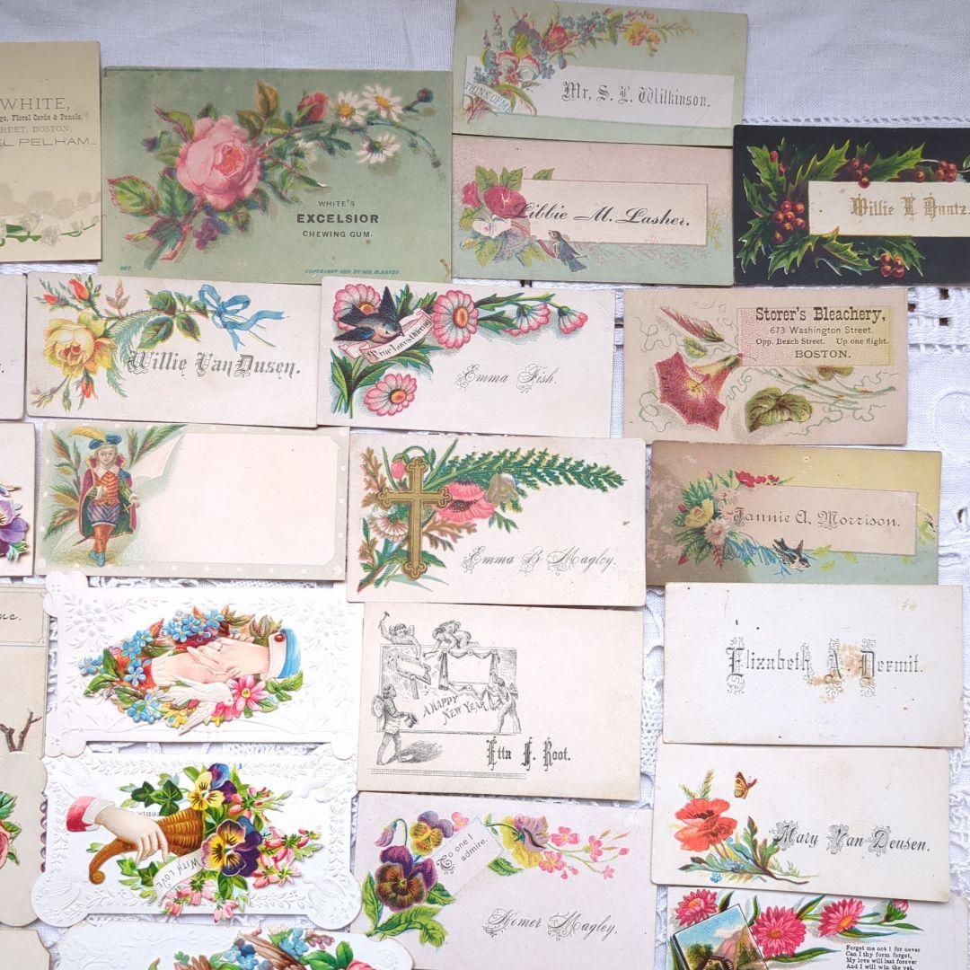 74枚②激レア コーリングカード クロモス アンティーク ヴィクトリアン蚤の市